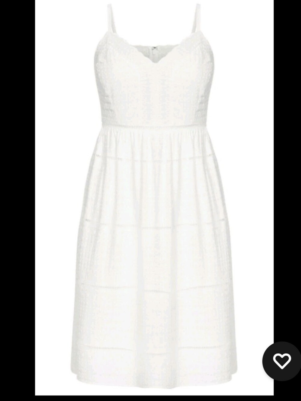 City Chic White summer Dress L/20